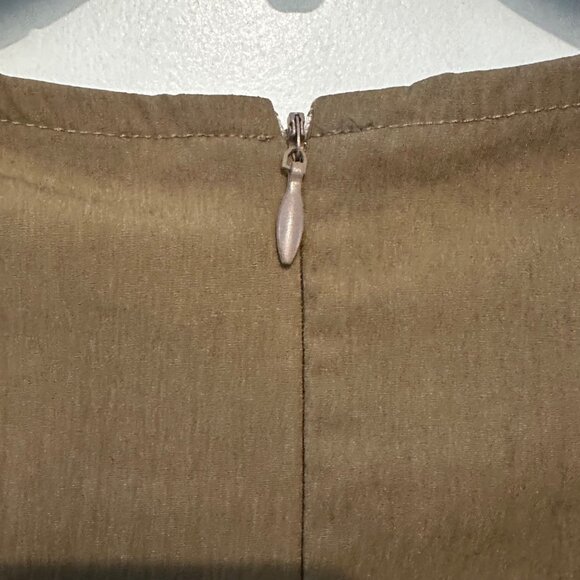 Friful Womens Blouse XL Brown 3/4 Sleeve Made In China - Picture 9 of 9